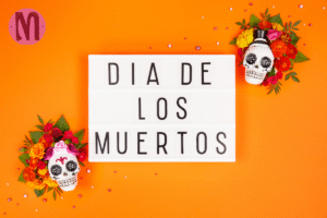 Día de los Muertos z kwiatami, świecami i cukrowymi czaszkami – tradycyjne meksykańskie święto życia obchodzone w Ameryce Łacińskiej.